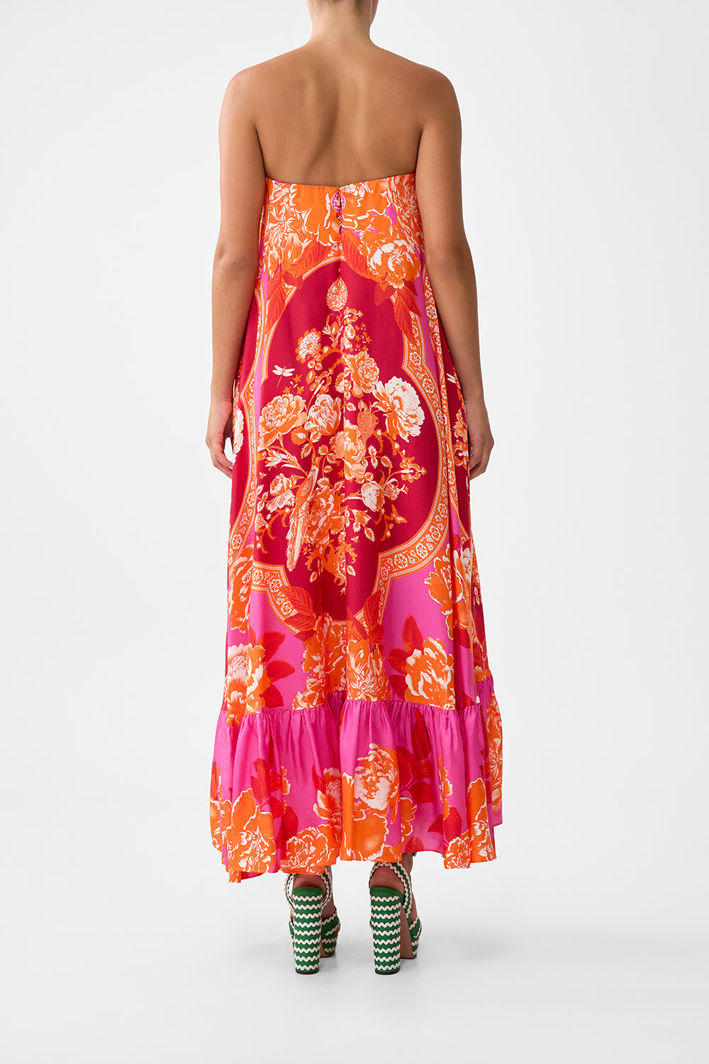 MNCAM131026140621367_2 CAMILLA Strapless Maxi With Ruffle Hem Tiles OF Türkiye - Image 2