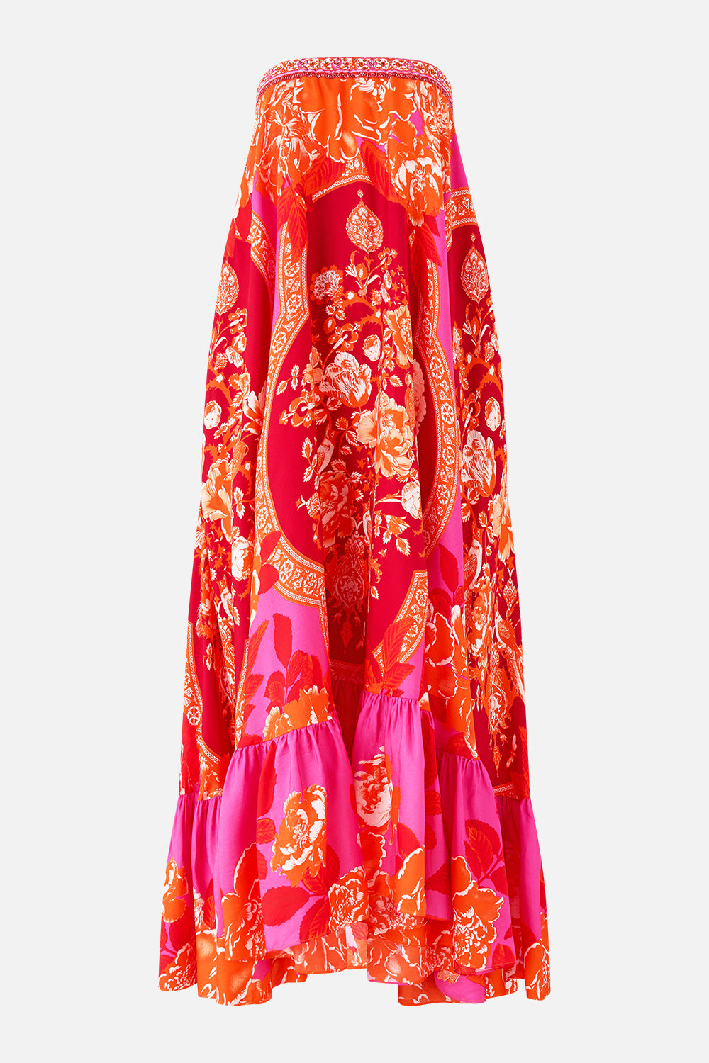 MNCAM131026140621367_3 CAMILLA Strapless Maxi With Ruffle Hem Tiles OF Türkiye - Image 3
