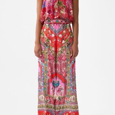 CAMILLA Strapless Jumpsuit With Frill Heirloom Empire - Image 1