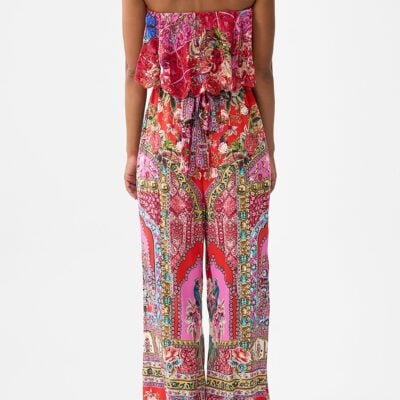 CAMILLA Strapless Jumpsuit With Frill Heirloom Empire - Image 2