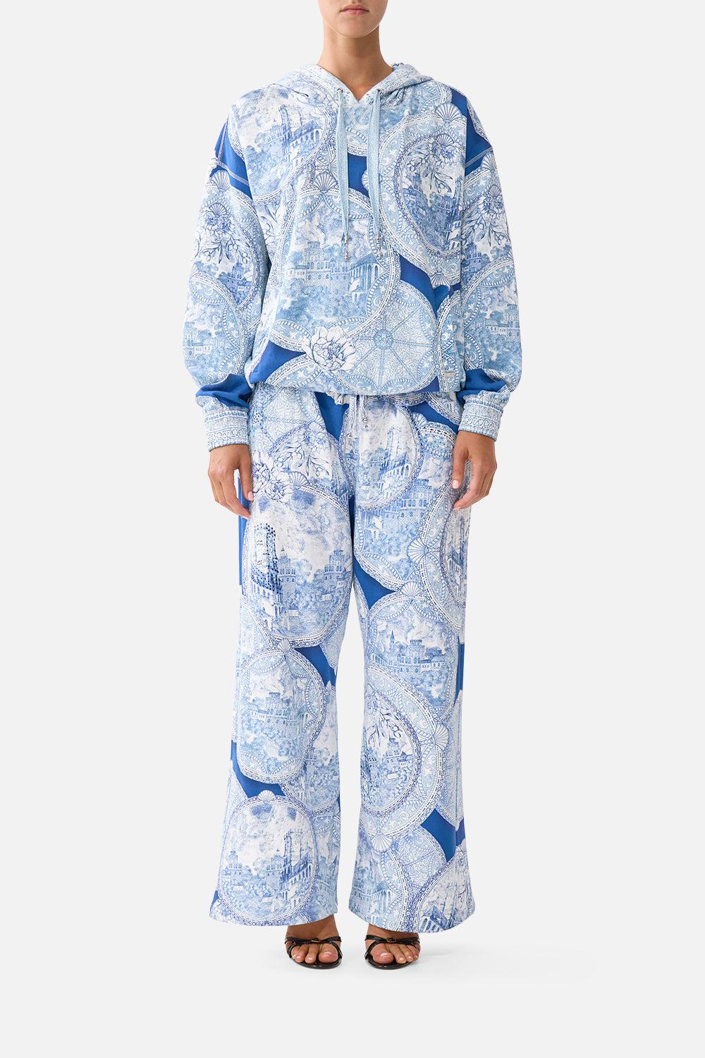 CAMILLA Straight Leg Track Pant DE Nada Granada - Image 1