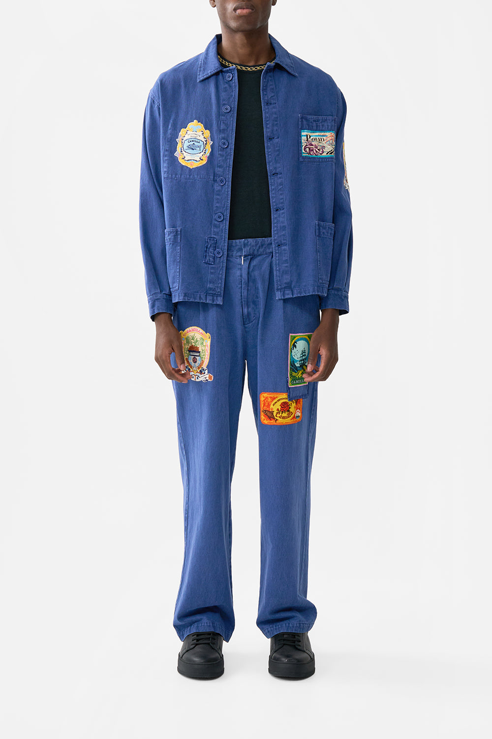 CAMILLA Straight Leg Pleated Chino Song OF Saint Anthony - Image 1