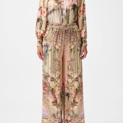 CAMILLA Straight Leg Pant Watercolour Wonderland - Image 1