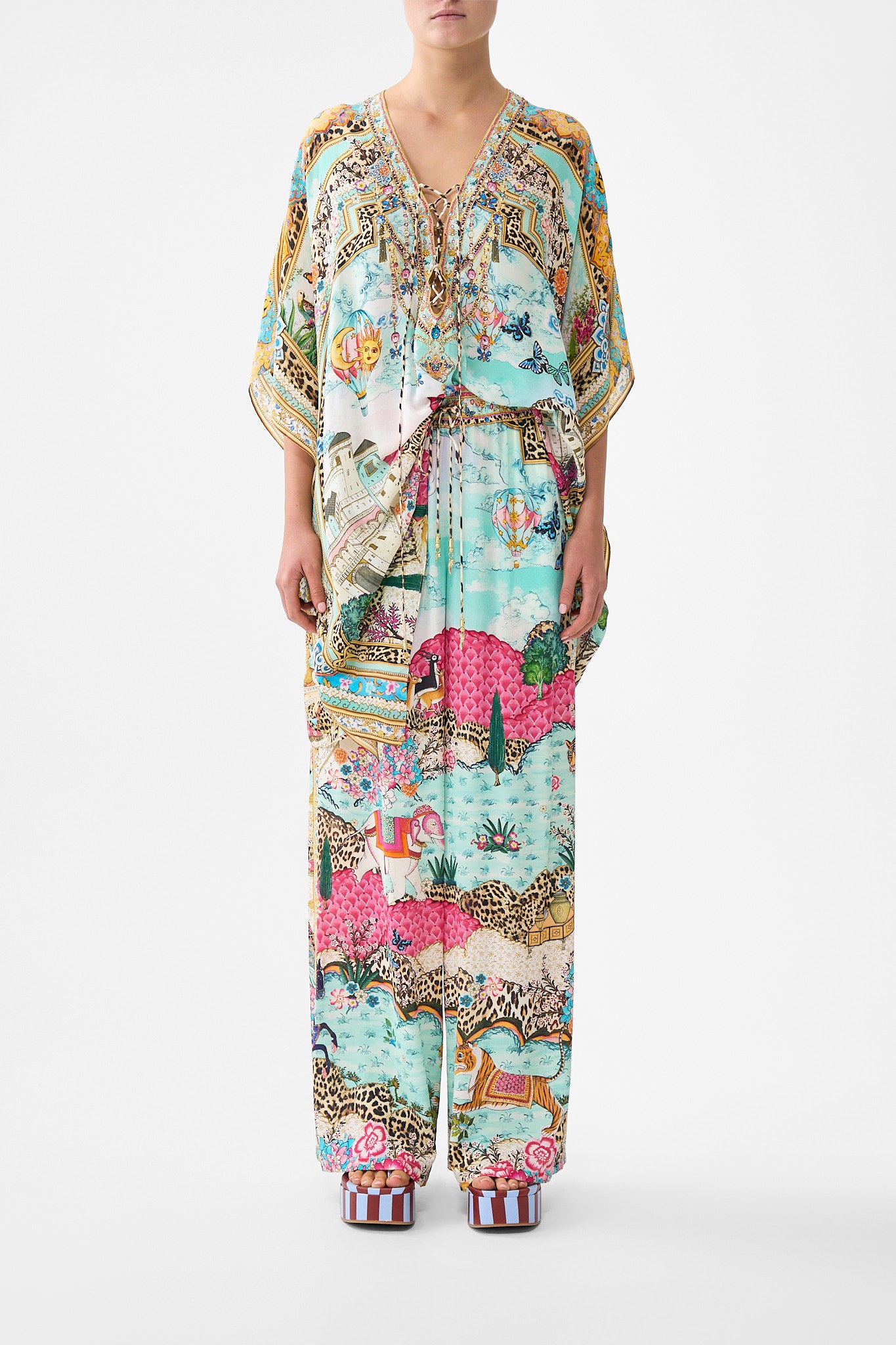 CAMILLA Straight Leg Pant Miniature Moments - Image 1