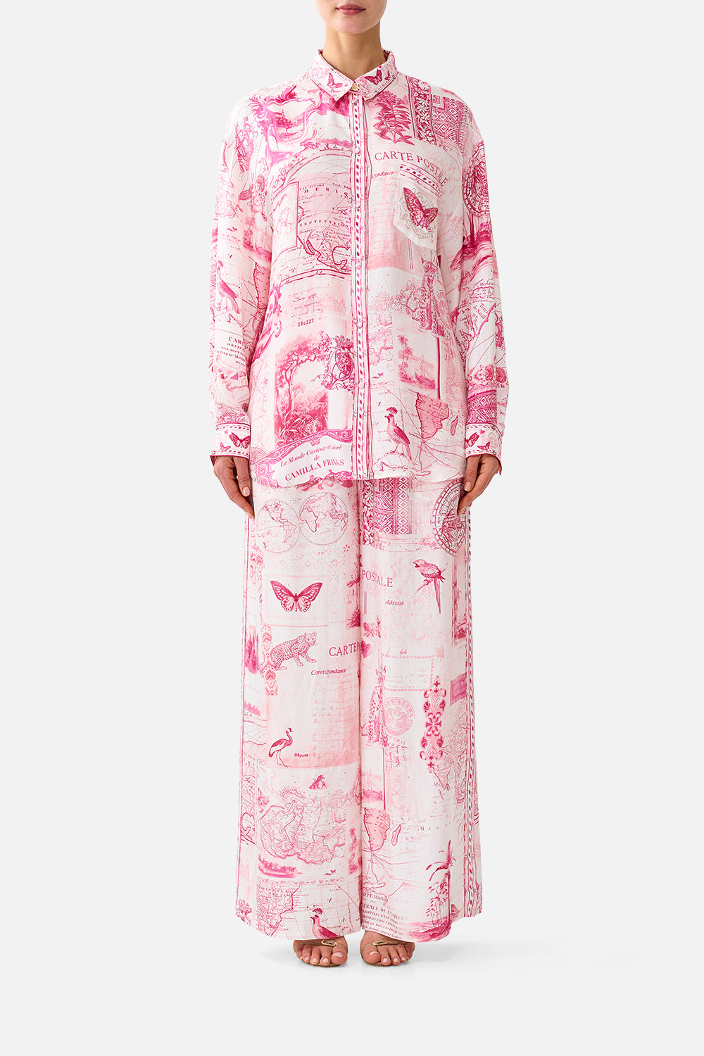 CAMILLA Straight Leg Pant Journal DE Voyage - Image 1