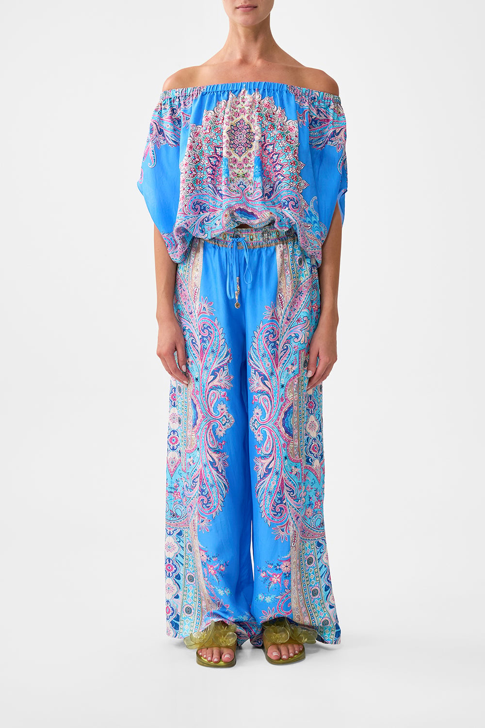 CAMILLA Straight Leg Pant Footsteps - Image 1