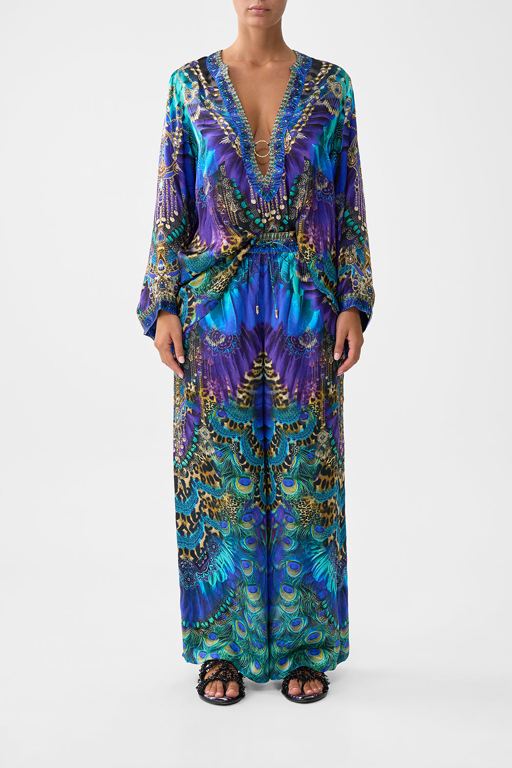 CAMILLA Straight Leg Pant Cosmic Zoology - Image 1