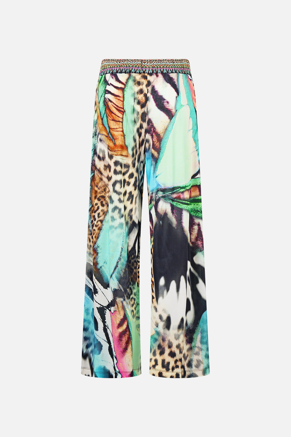 MNCAM131026140621393_3 CAMILLA Straight Leg Jersey Pants With Side Panels Butterfly Bohemia - Image 3