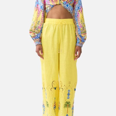 CAMILLA Straight Leg Embroidered Pant Sultanahmet Summer - Image 1