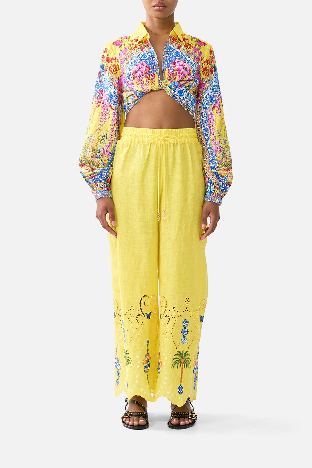CAMILLA Straight Leg Embroidered Pant Sultanahmet Summer - Image 1