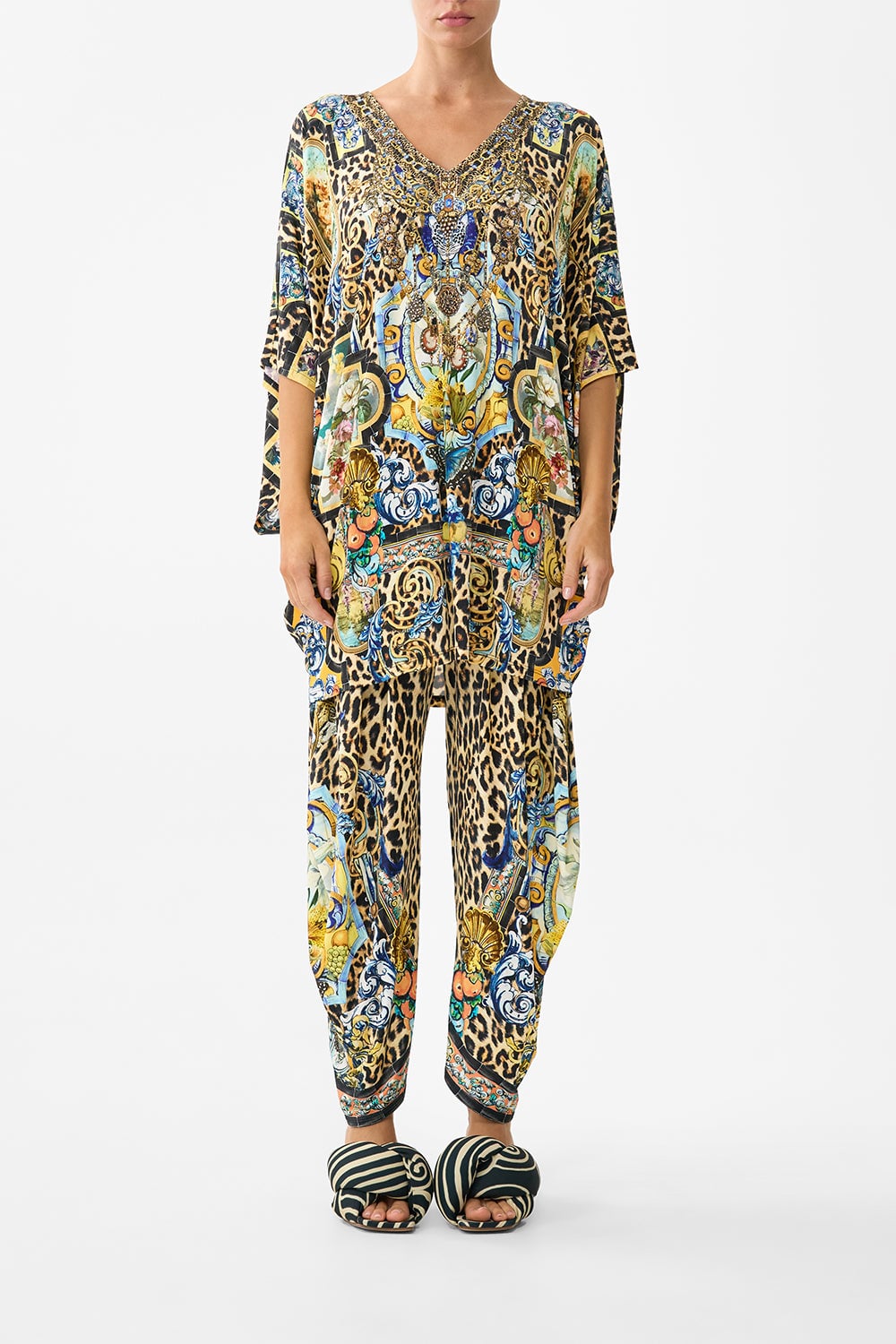 CAMILLA Split Hem Jersey Pant Sevillian Style - Image 1