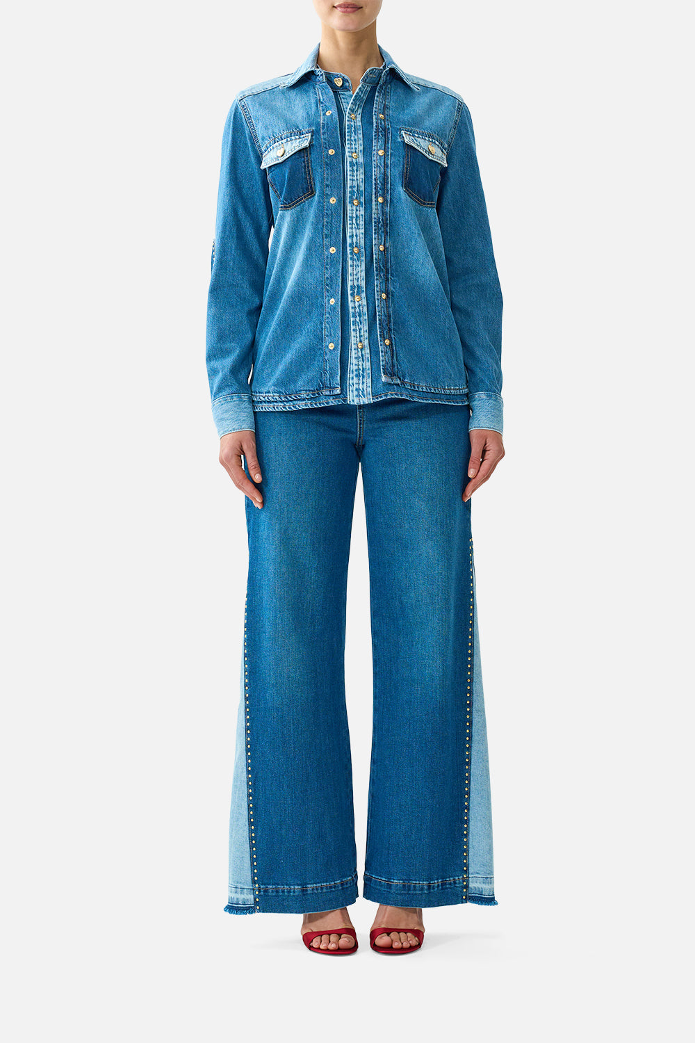 CAMILLA Sophy Relaxed Shirt Denim - Image 1