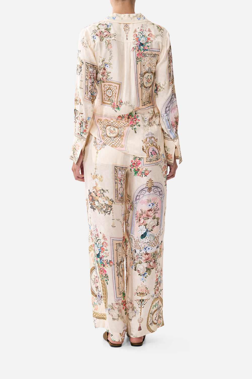 MNCAM131026140621408_2 CAMILLA Soft Wide Leg Pant With Tie Detail Twilight - Image 2