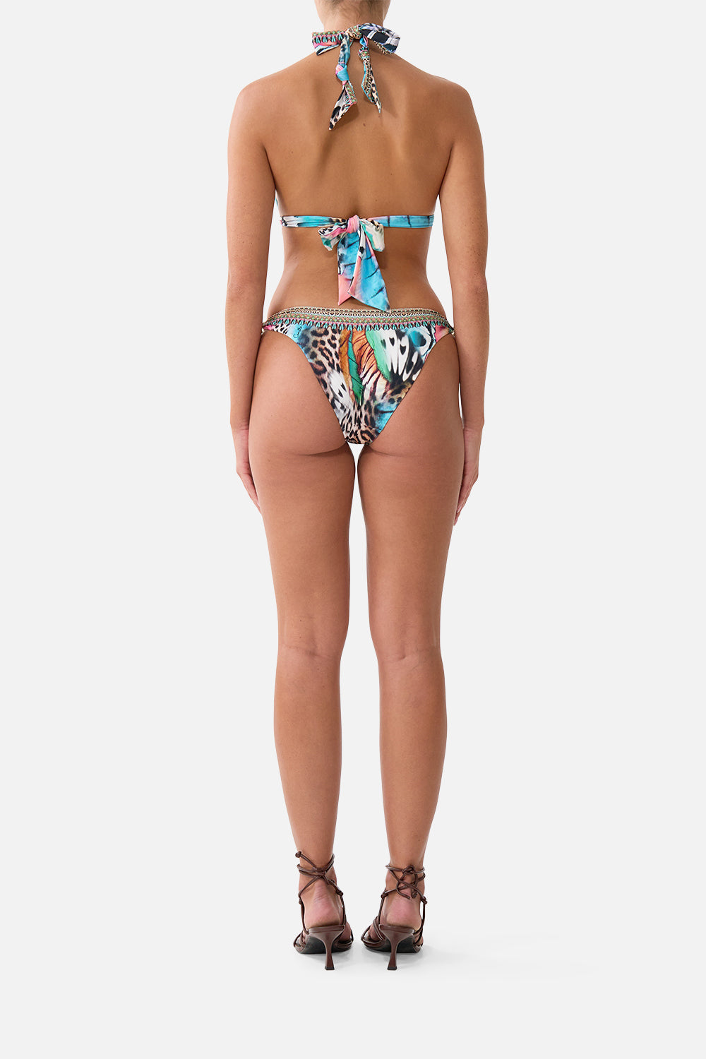 MNCAM131026140621413_2 CAMILLA Soft Thick Tie Tri Bikini Set With Trims Butterfly Bohemia - Image 2