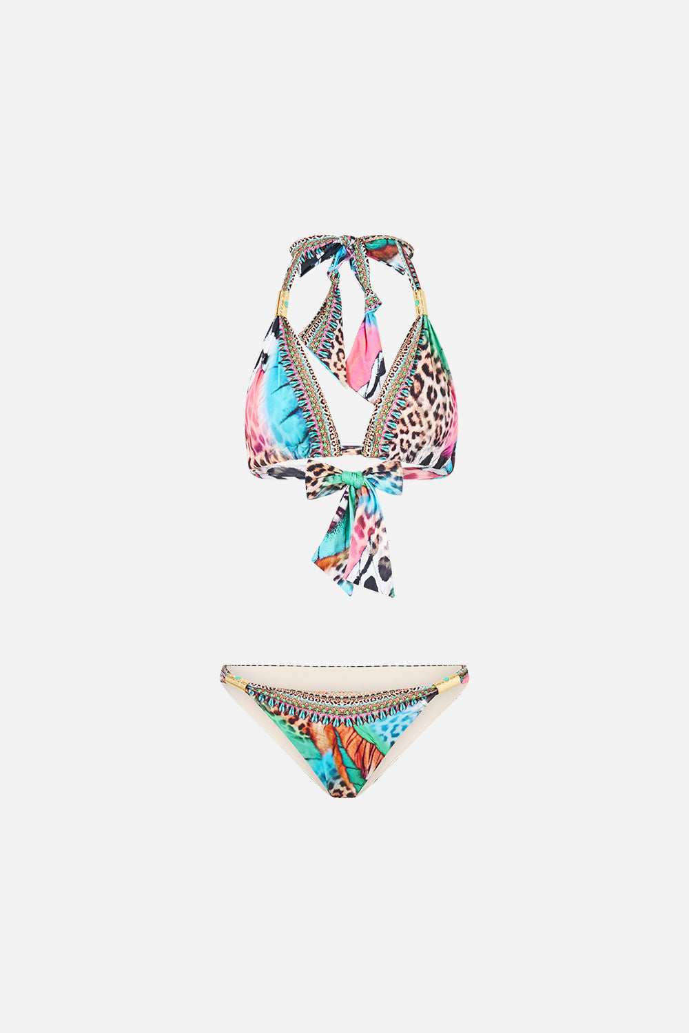 MNCAM131026140621413_3 CAMILLA Soft Thick Tie Tri Bikini Set With Trims Butterfly Bohemia - Image 3