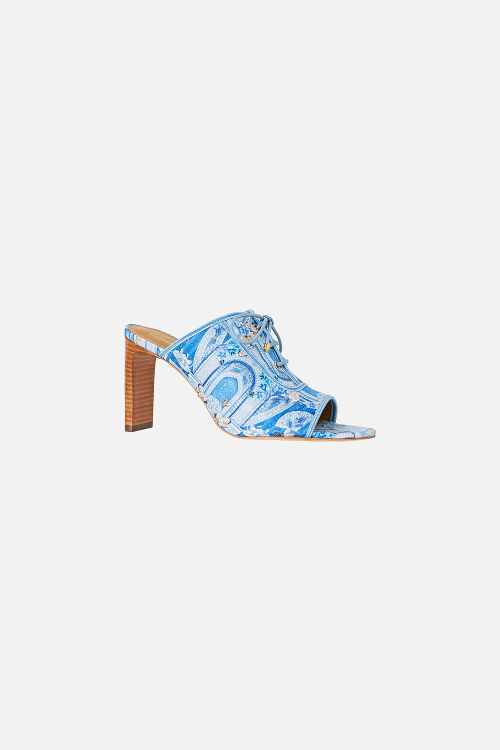 MNCAM131026140621421_2 CAMILLA Sofia Lace UP Front Heel Mule DE Nada Granada - Image 2