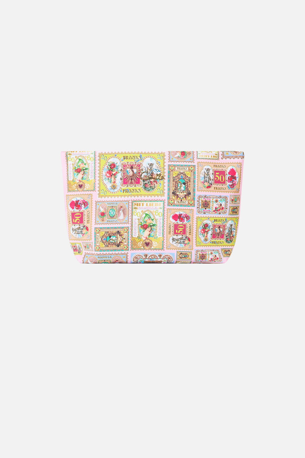 CAMILLA Small Makeup Clutch Painted Prayers - Image 1