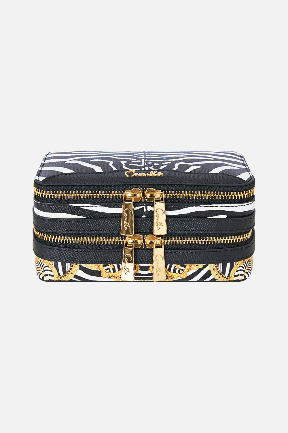 CAMILLA Small Jewellery Case Zig Zag Zoo - Image 1