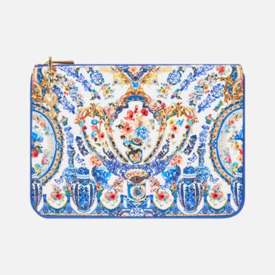 CAMILLA Small Canvas Clutch the Pottery Parlour - Image 1