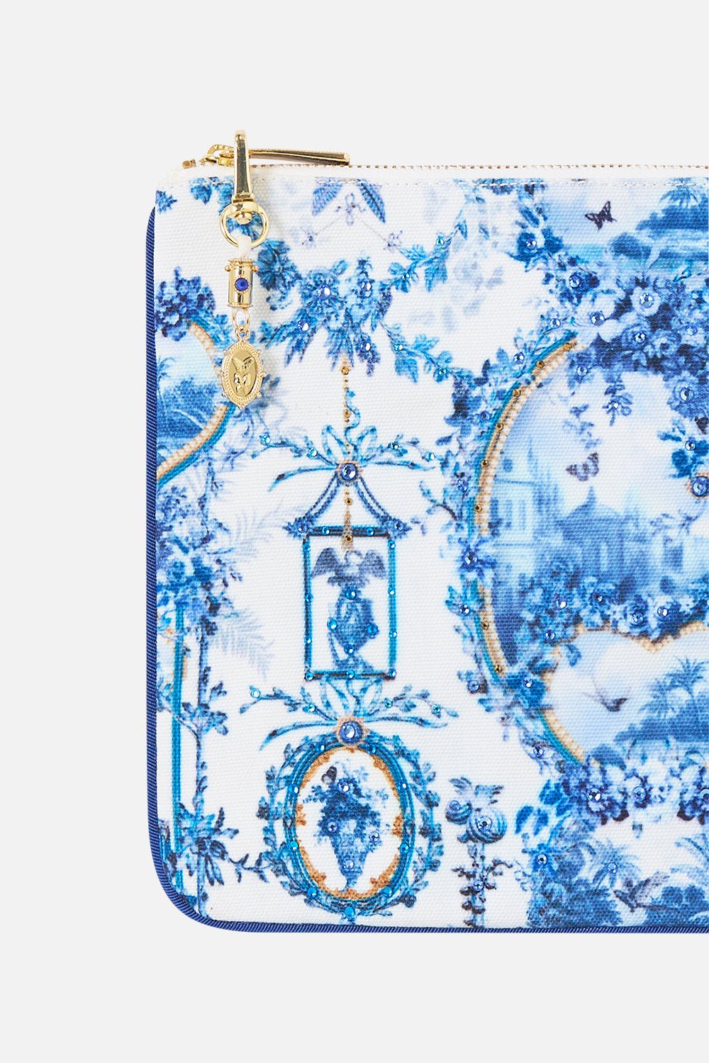 MNCAM131026140621437_3 CAMILLA Small Canvas Clutch the Porcelain Parlour - Image 3