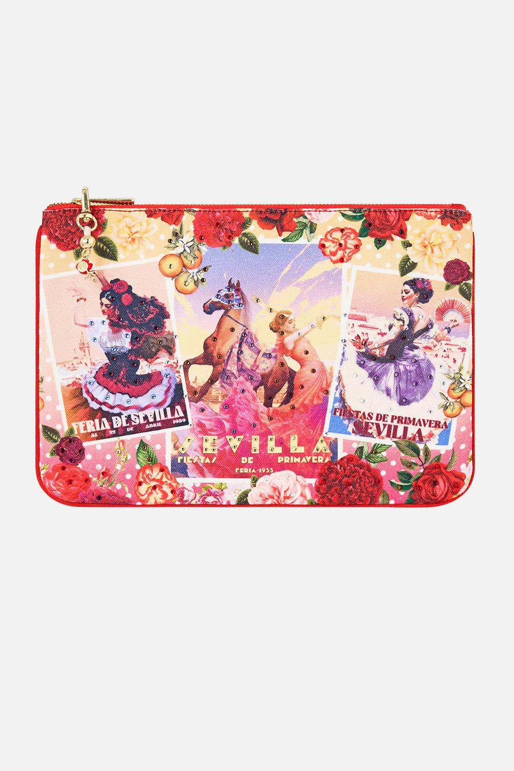 CAMILLA Small Canvas Clutch Olé Olé - Image 1