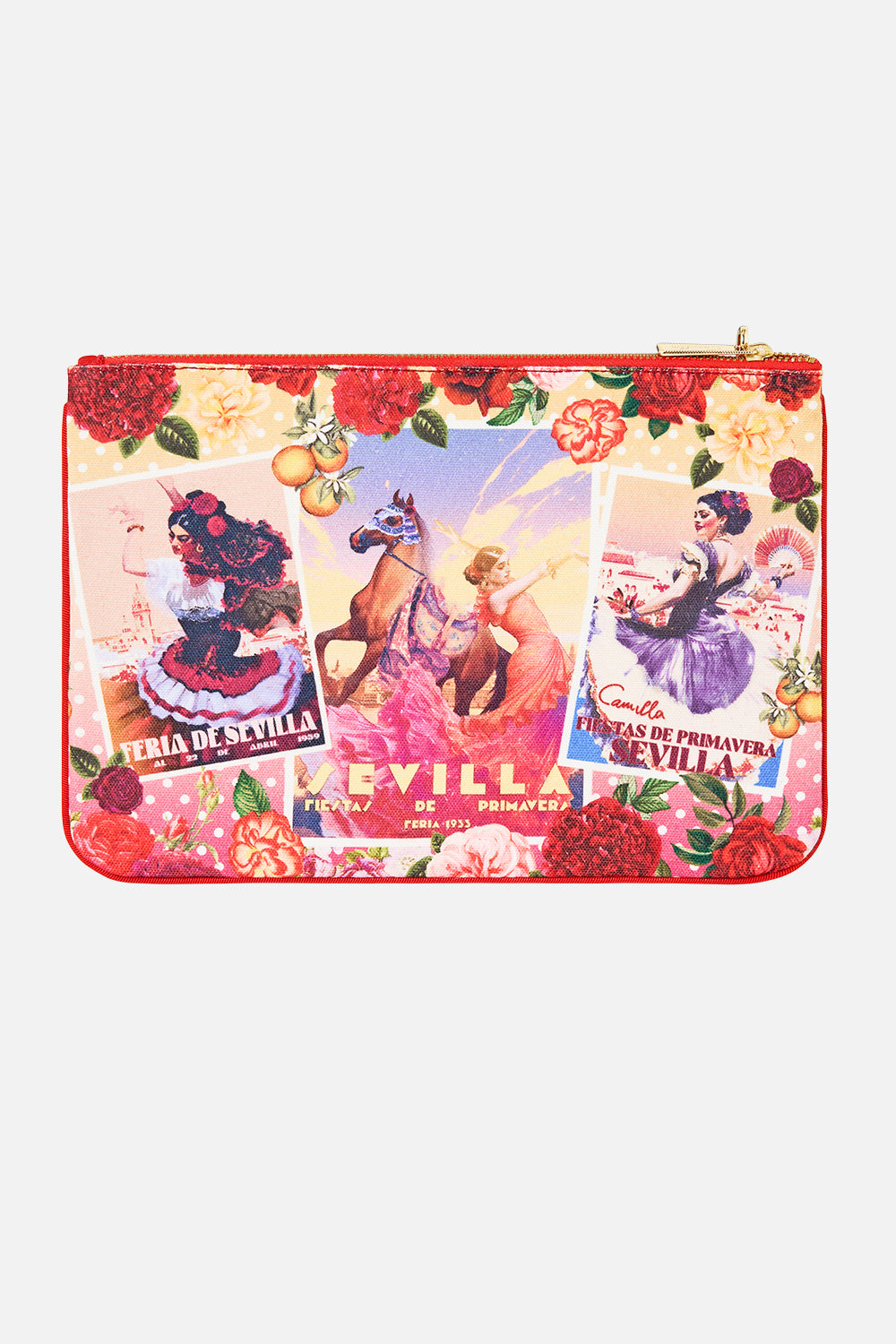 MNCAM131026140621438_2 CAMILLA Small Canvas Clutch Olé Olé - Image 2