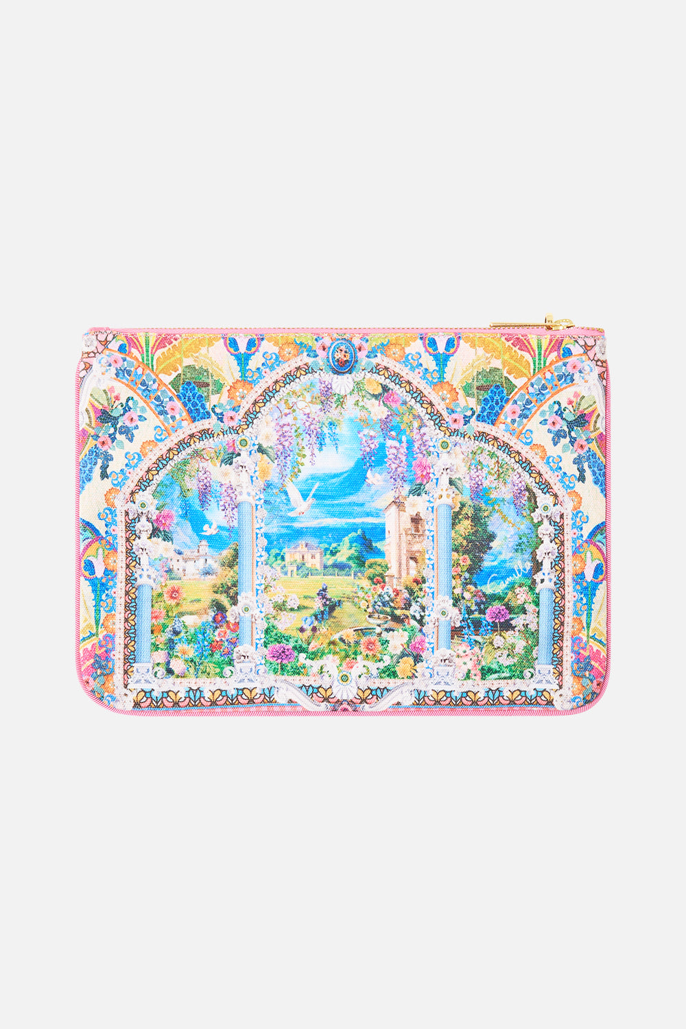 MNCAM131026140621439_2 CAMILLA Small Canvas Clutch Navàs Nouveau - Image 2