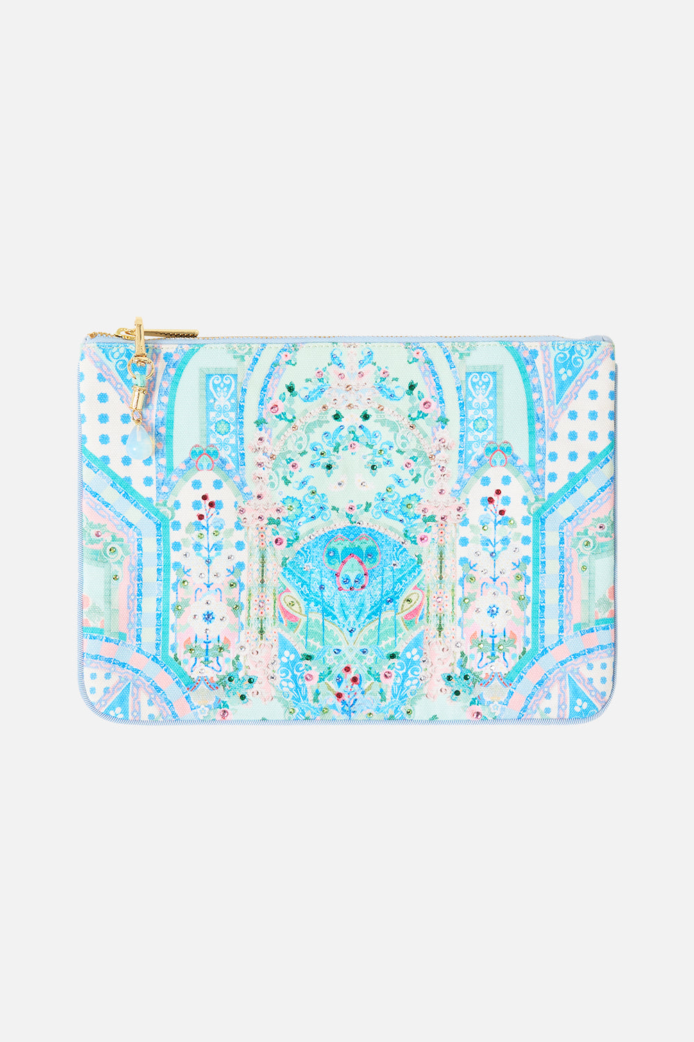 CAMILLA Small Canvas Clutch Midsummer Mosaics - Image 1