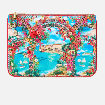 CAMILLA Small Canvas Clutch Meet ME - Image 1