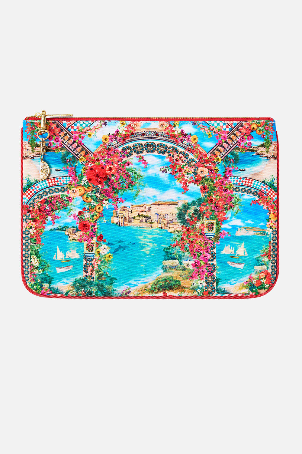 CAMILLA Small Canvas Clutch Meet ME - Image 1