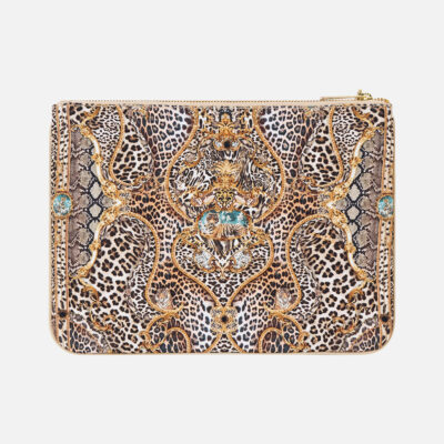 CAMILLA Small Canvas Clutch Leopard Libertine - Image 2