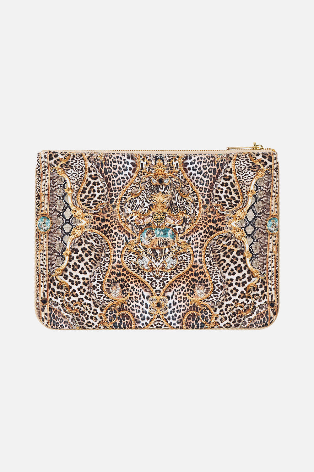 MNCAM131026140621445_2 CAMILLA Small Canvas Clutch Leopard Libertine - Image 2