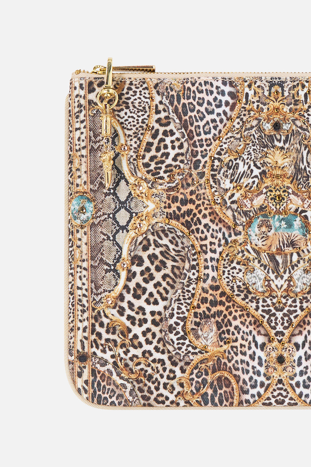 MNCAM131026140621445_3 CAMILLA Small Canvas Clutch Leopard Libertine - Image 3