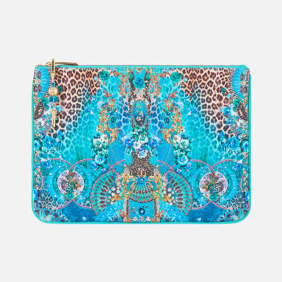 CAMILLA Small Canvas Clutch Flamenco Euphoria - Image 1