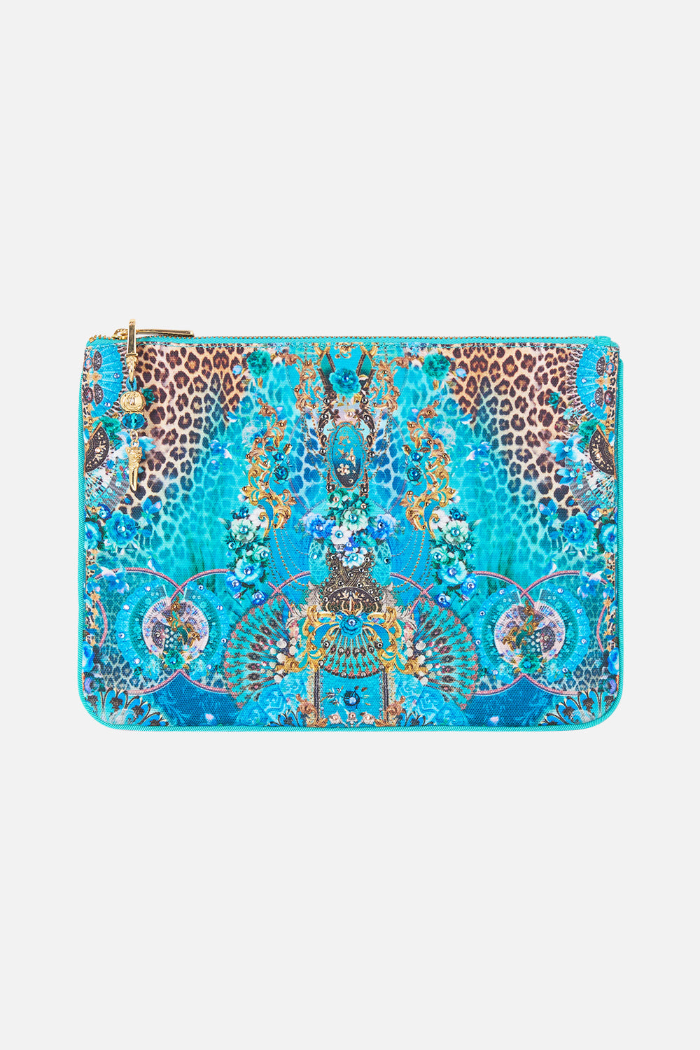 CAMILLA Small Canvas Clutch Flamenco Euphoria - Image 1