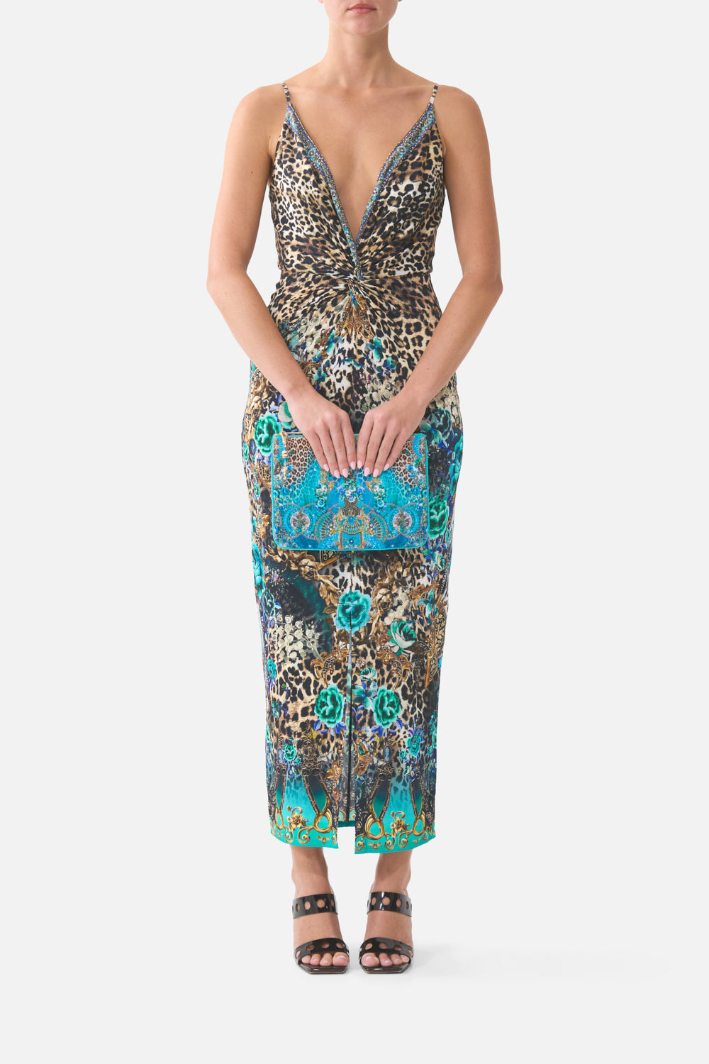 MNCAM131026140621448_3 CAMILLA Small Canvas Clutch Flamenco Euphoria - Image 3