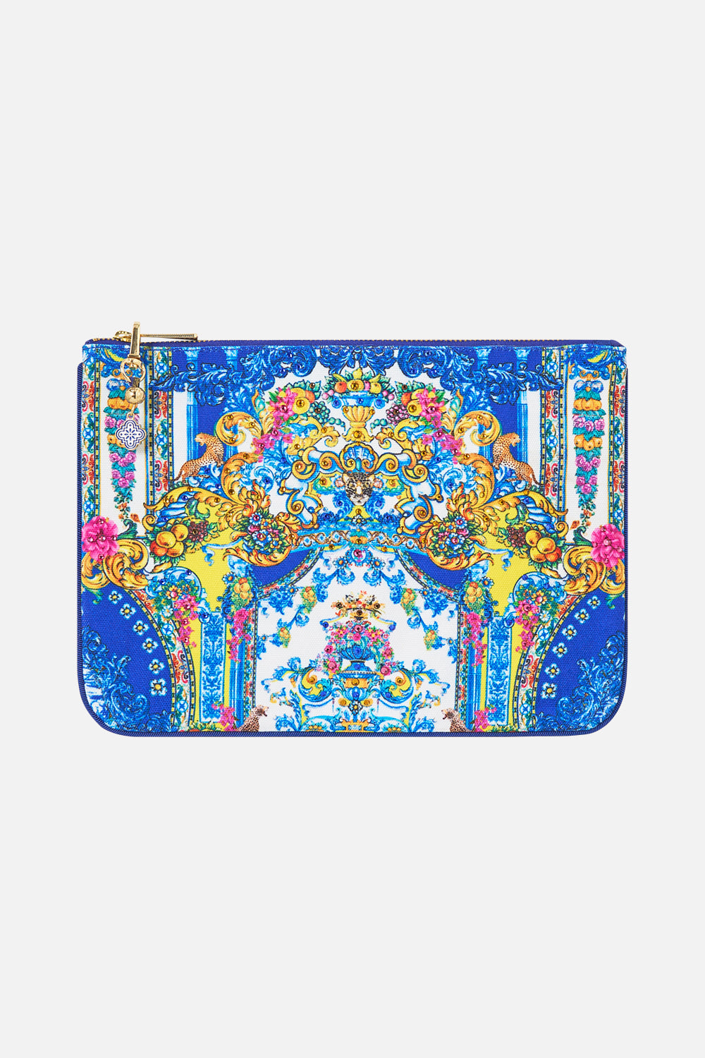 CAMILLA Small Canvas Clutch España Nirvana - Image 1