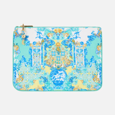 CAMILLA Small Canvas Clutch Dial UP the Tiles - Image 1