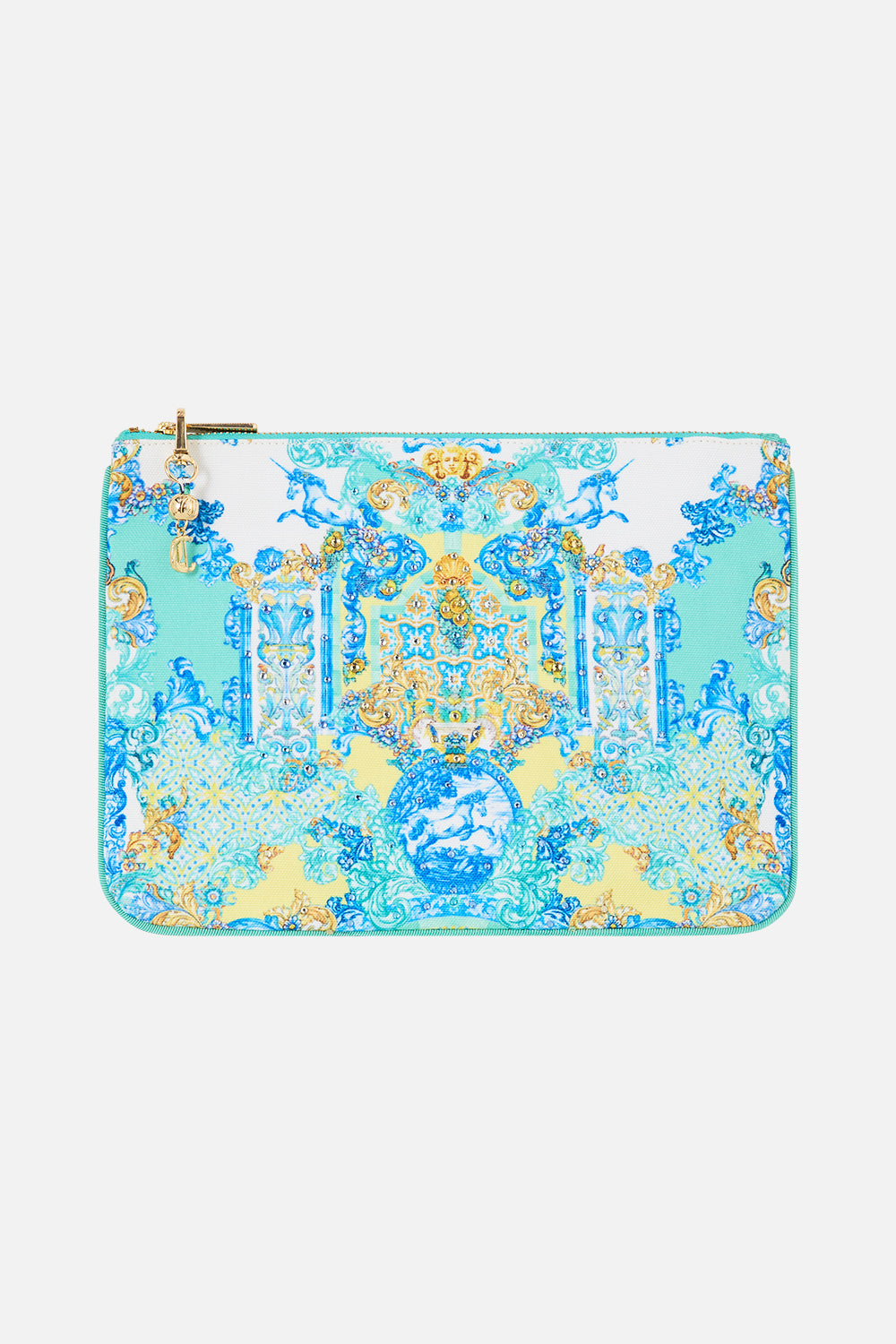 CAMILLA Small Canvas Clutch Dial UP the Tiles - Image 1