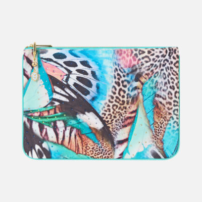 CAMILLA Small Canvas Clutch Butterfly Bohemia - Image 1