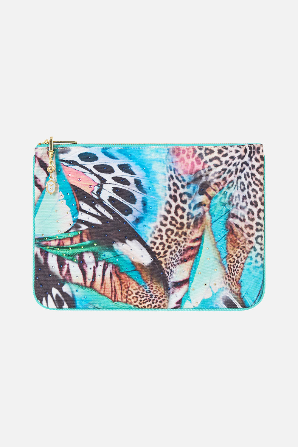 CAMILLA Small Canvas Clutch Butterfly Bohemia - Image 1