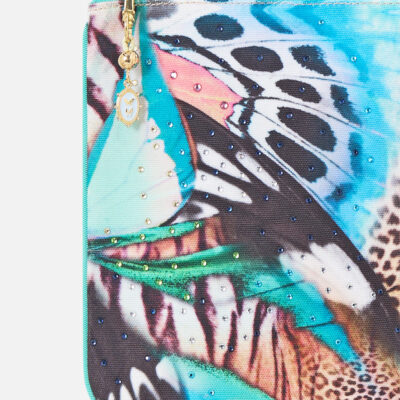 CAMILLA Small Canvas Clutch Butterfly Bohemia - Image 2