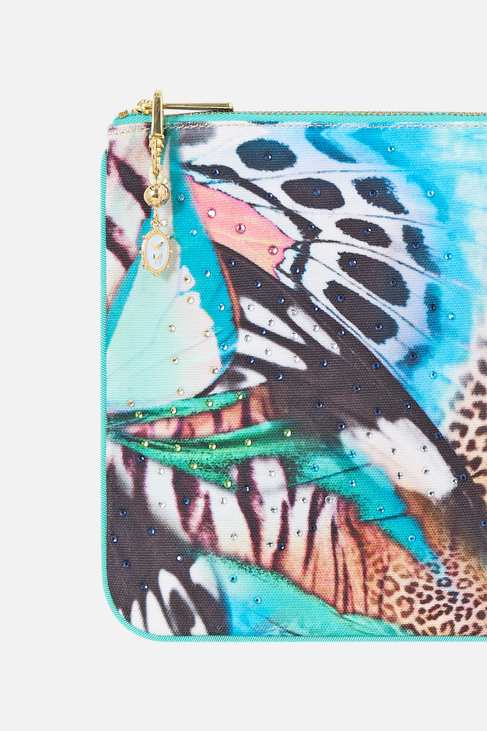 MNCAM131026140621451_2 CAMILLA Small Canvas Clutch Butterfly Bohemia - Image 2