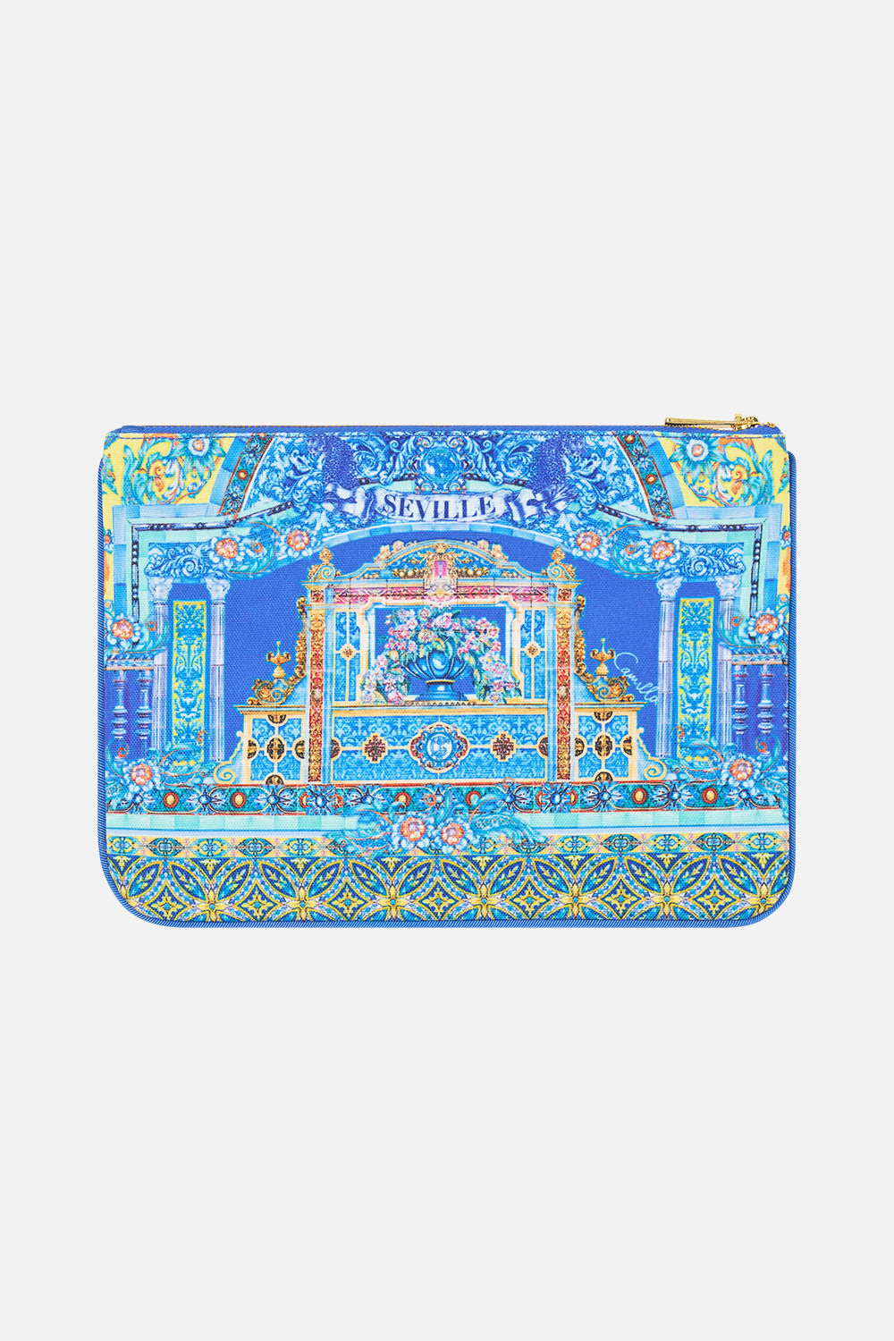 MNCAM131026140621452_2 CAMILLA Small Canvas Clutch Beneath the Andalusian Sun - Image 2
