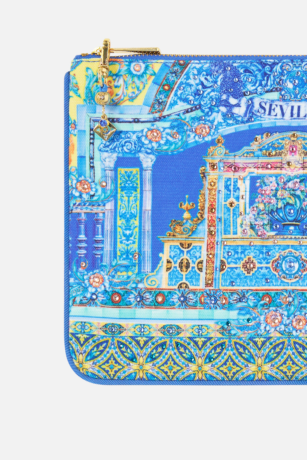 MNCAM131026140621452_3 CAMILLA Small Canvas Clutch Beneath the Andalusian Sun - Image 3