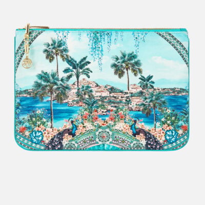 CAMILLA Small Canvas Clutch Balearic Bebé - Image 1