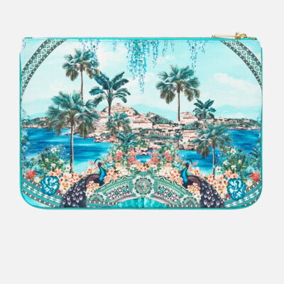 CAMILLA Small Canvas Clutch Balearic Bebé - Image 2