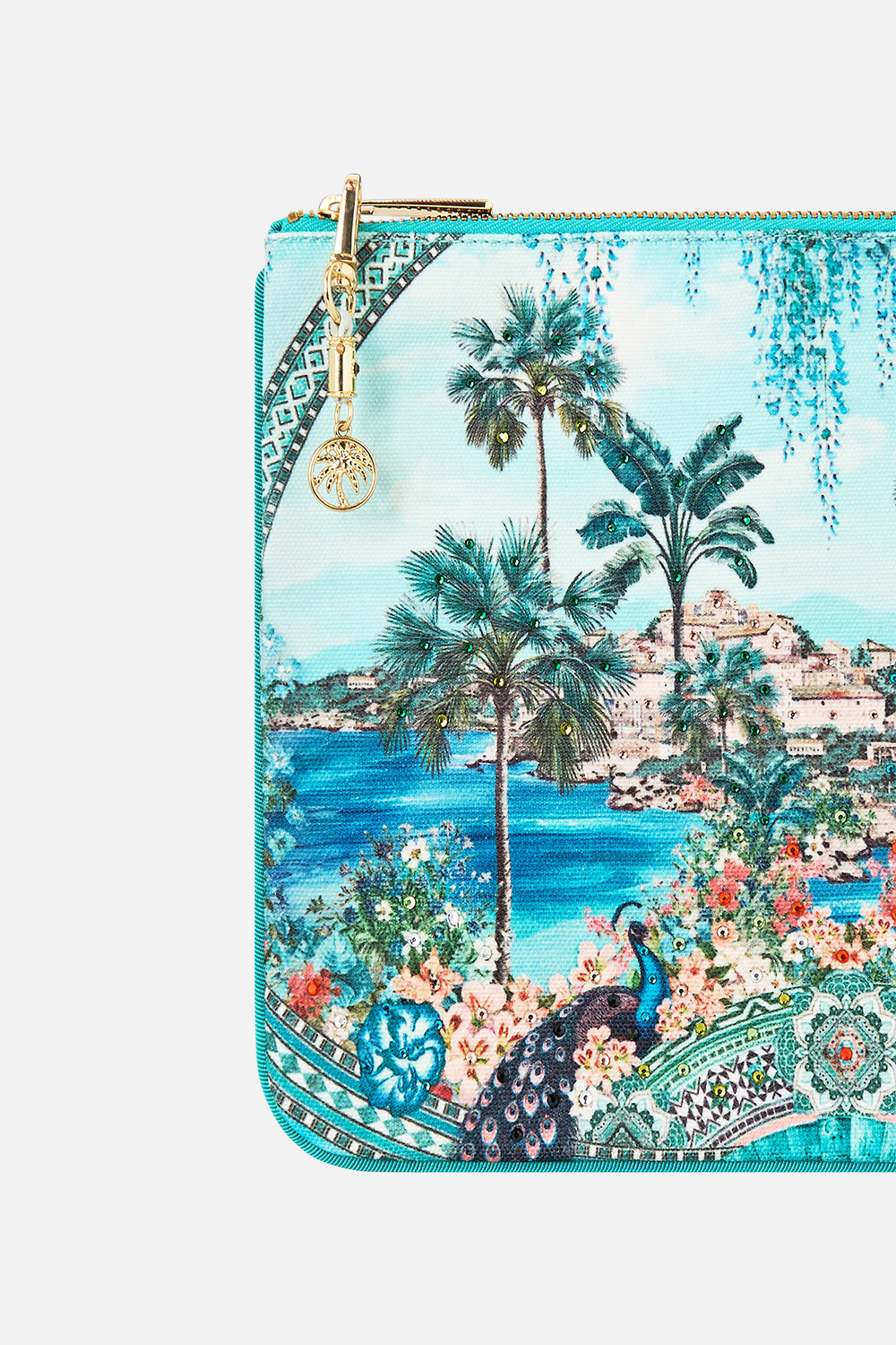 MNCAM131026140621455_3 CAMILLA Small Canvas Clutch Balearic Bebé - Image 3