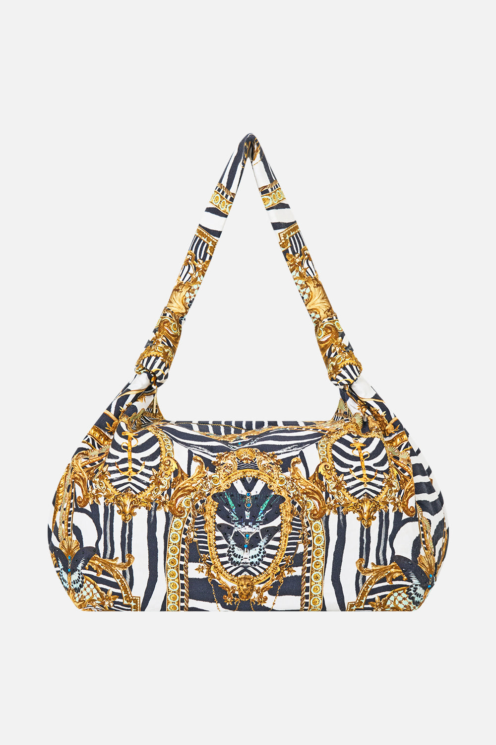 CAMILLA Slouch Shoulder Bag With Knot Details Zig Zag Zoo - Image 1