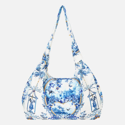CAMILLA Slouch Shoulder Bag With Knot Details the Porcelain Parlour - Image 1